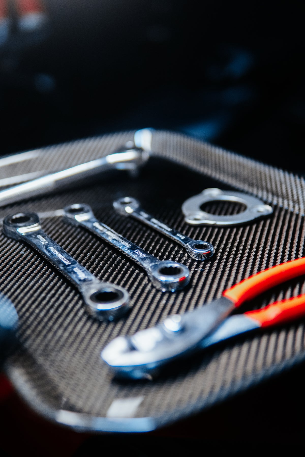 Carbon Fiber Tray for Tools, Keys, Watches 12"x17"
