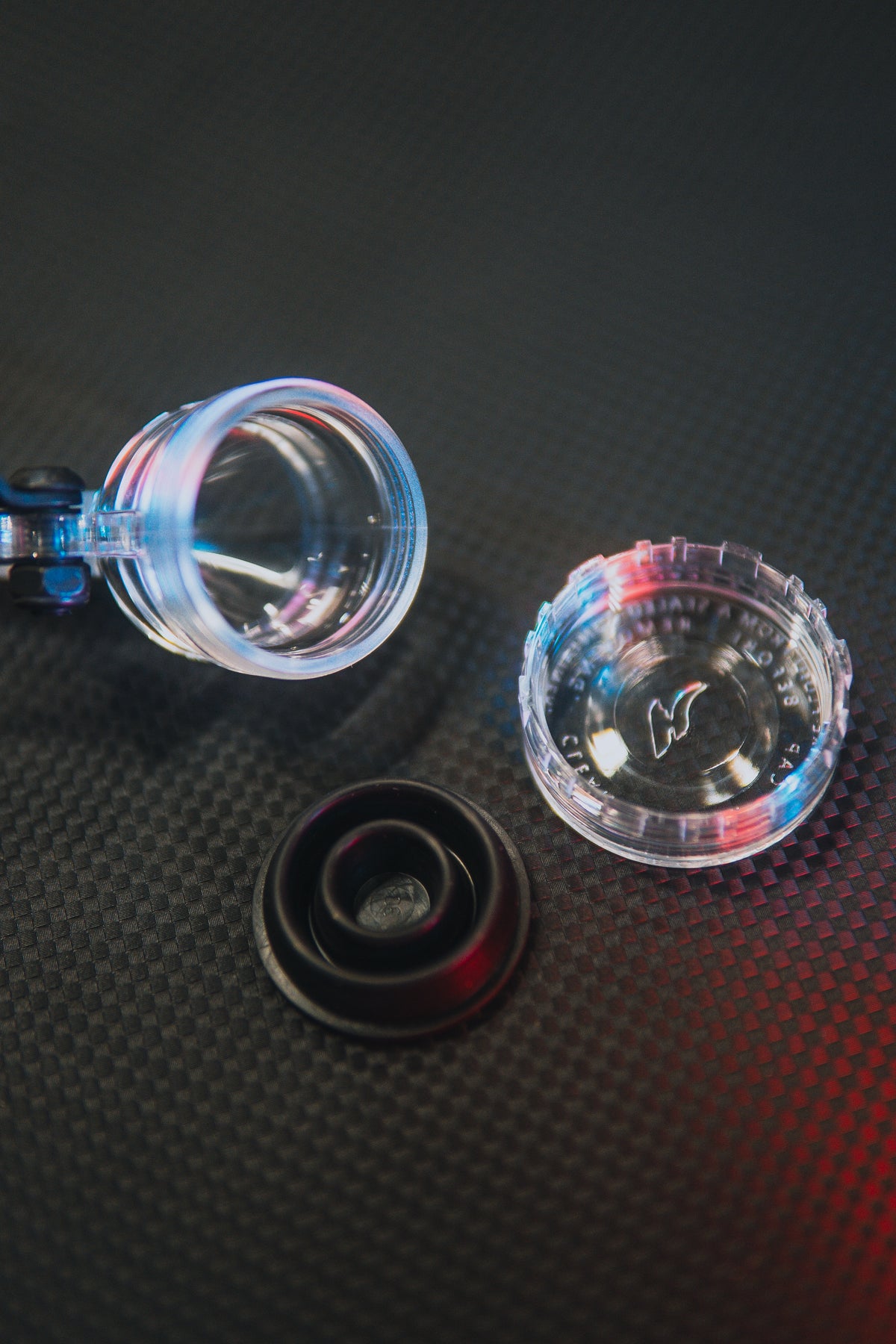 Clear Oil Brake Reservoir - Oil Tank Cup (Direct Mount)