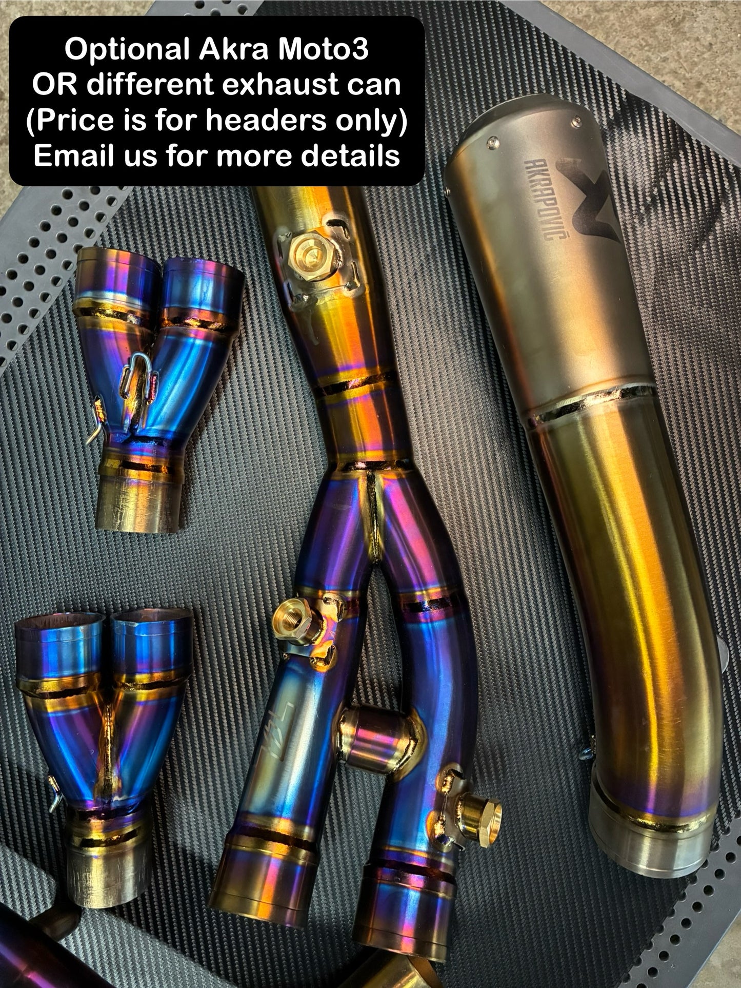 Custom Titanium Headers for 2017 - 2025 Yamaha R6
