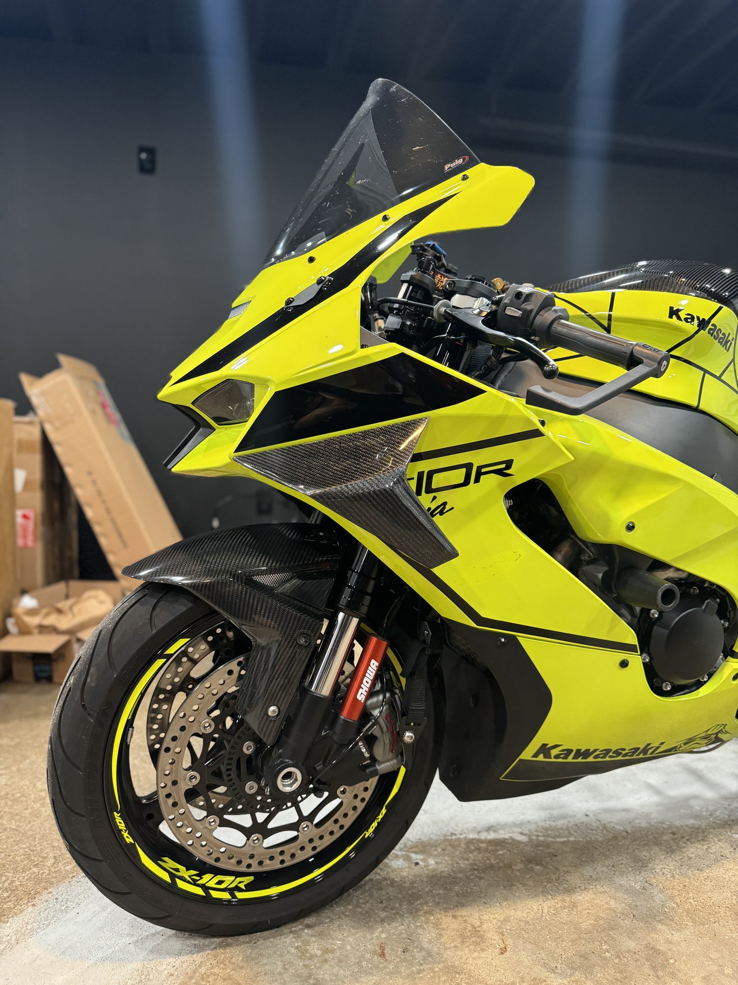 Carbon Fiber Winglets for 2022 - 2025 KAWASAKI ZX10R