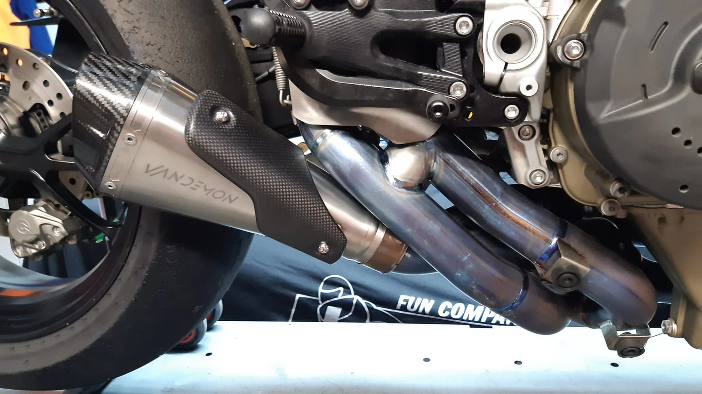 2018 - 2023 Ducati Panigale V4 & V4S Vandemon Titanium Full Exhaust System