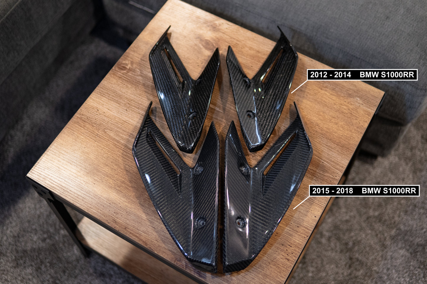 Carbon Fiber Winglets for 2010 - 2014 BMW S1000RR