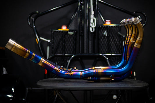 Custom Titanium Headers for 2025 - 2026 M1000rr (K67) - Oval Port