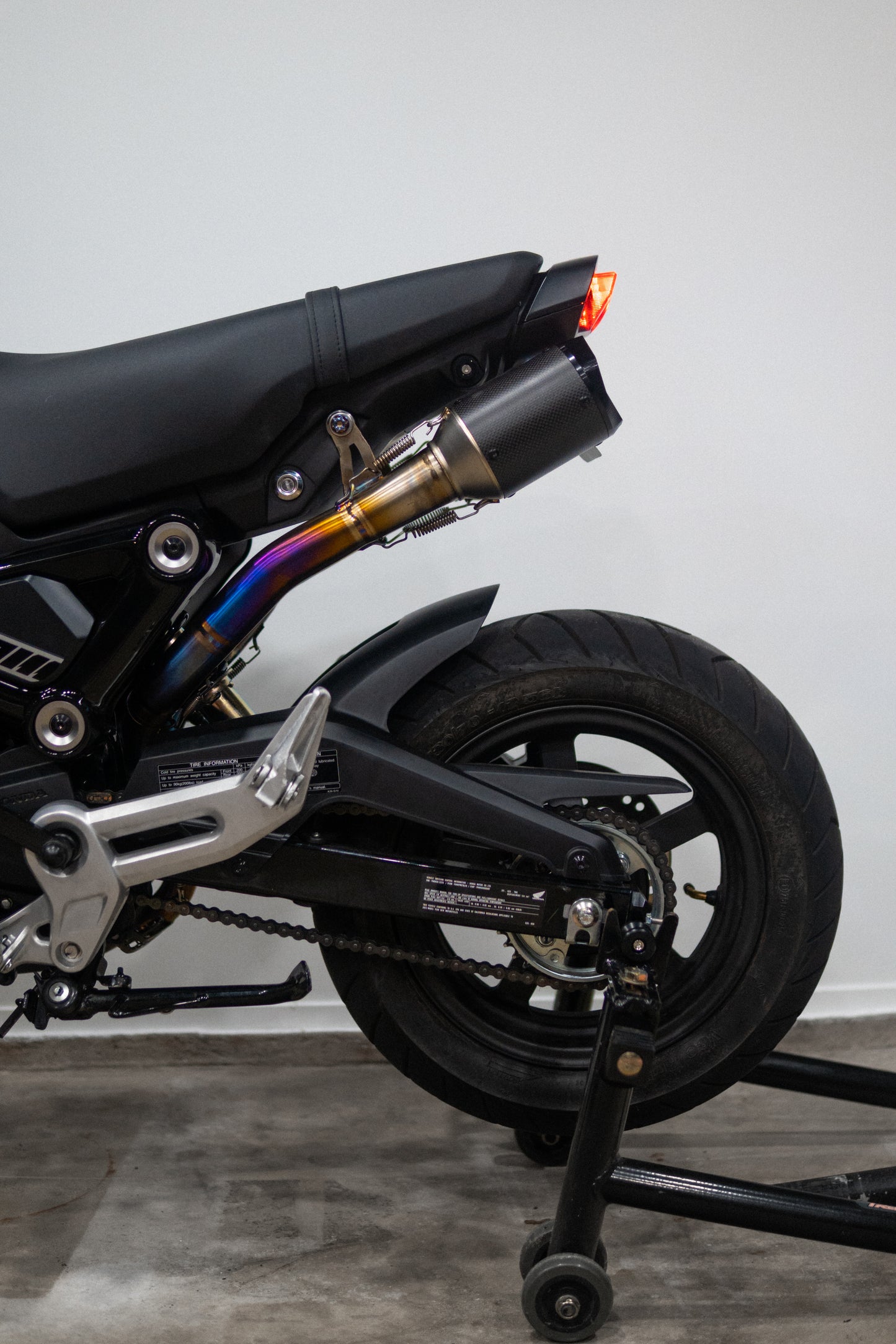 Titanium Dual Exhaust System for Honda Grom 2022+