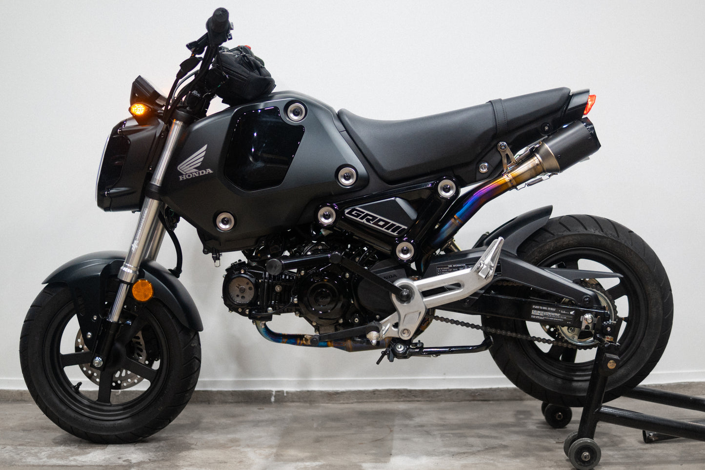 Titanium Dual Exhaust System for Honda Grom 2022+