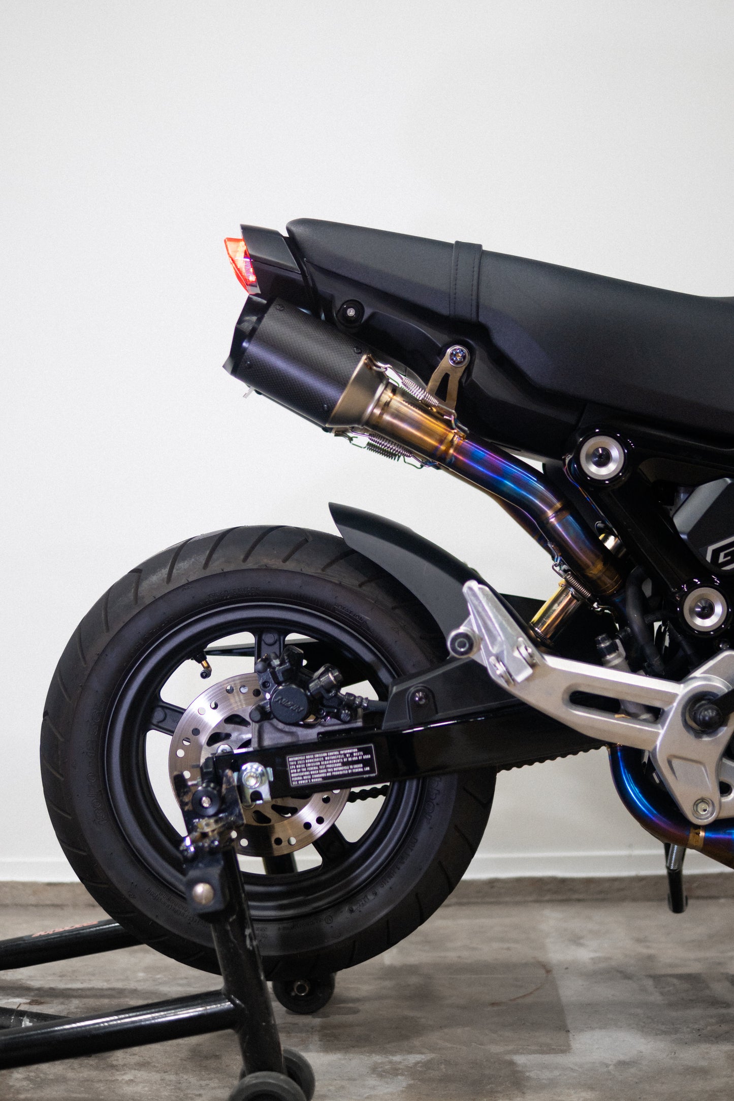 Titanium Dual Exhaust System for Honda Grom 2022+