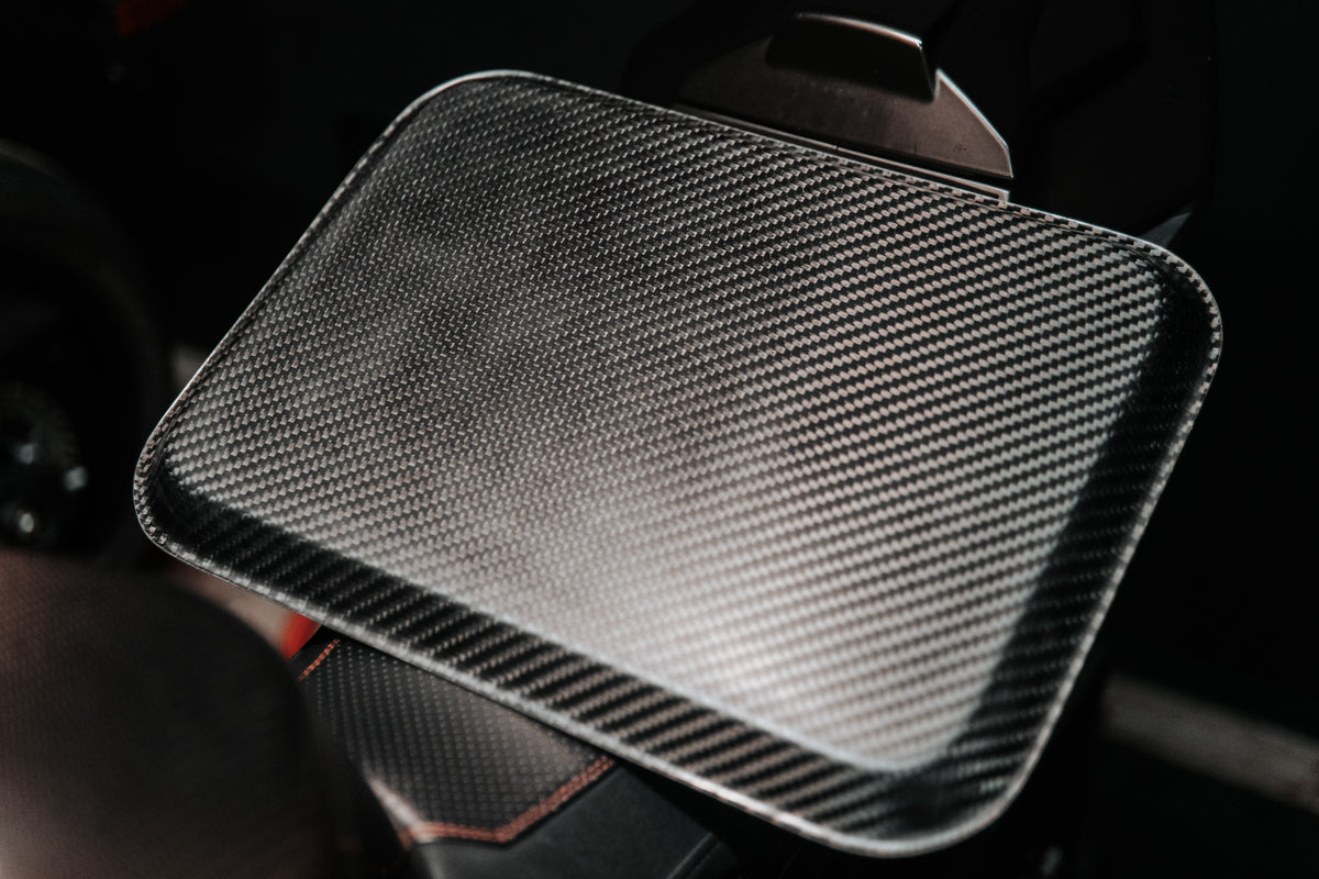 Carbon Fiber Tray for Tools, Keys, Watches 12"x17"