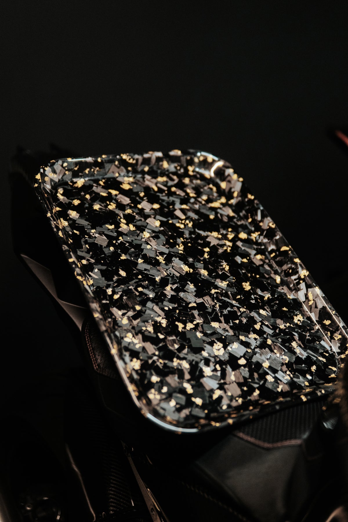 Carbon Fiber Tray for Tools, Keys, Watches 12"x17"