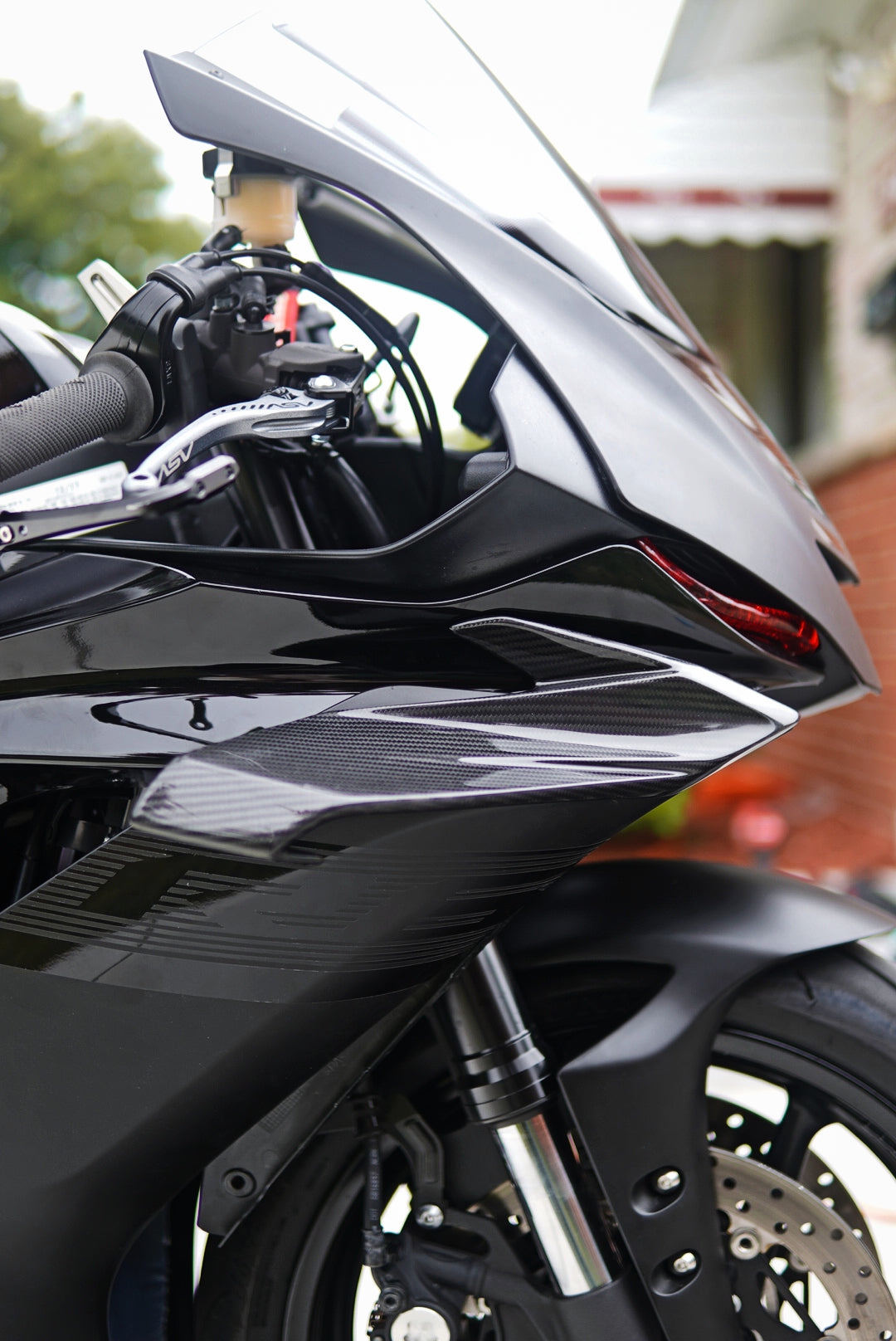 Dry Carbon Fiber Winglets for 2017-2025 YAMAHA R6