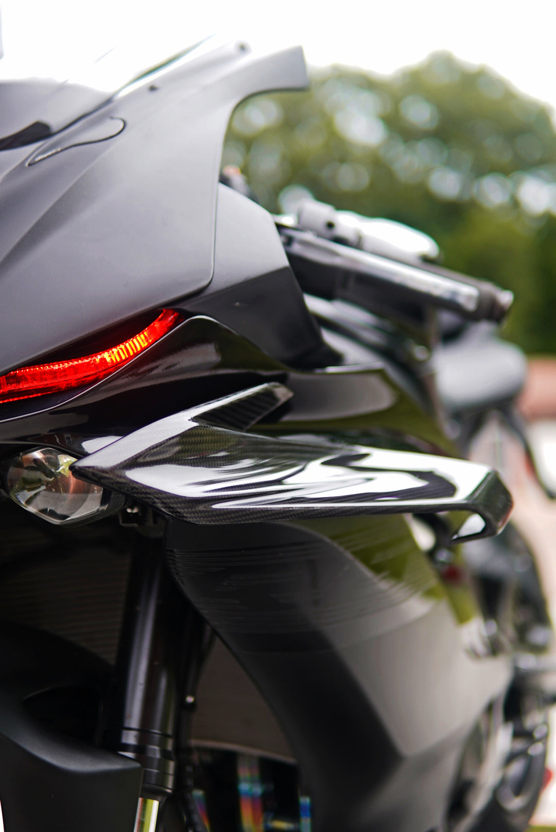Dry Carbon Fiber Winglets for 2017-2025 YAMAHA R6