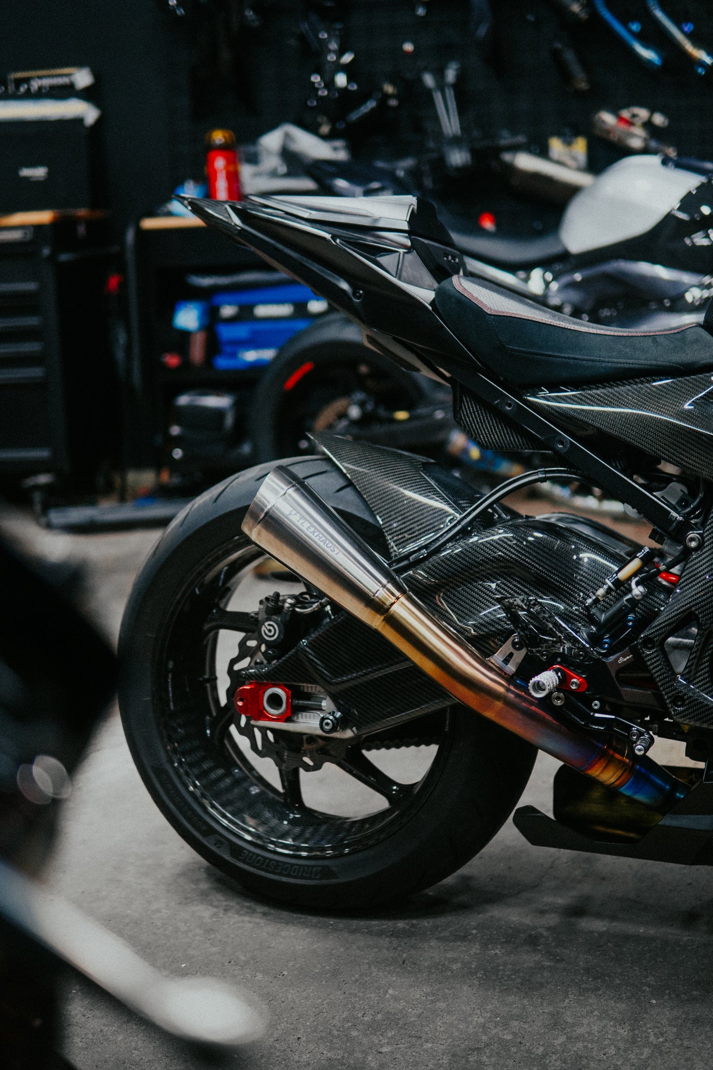 TL Motor FULL Titanium Exhaust for 2010 - 2019 BMW S1000RR / S1000R K46