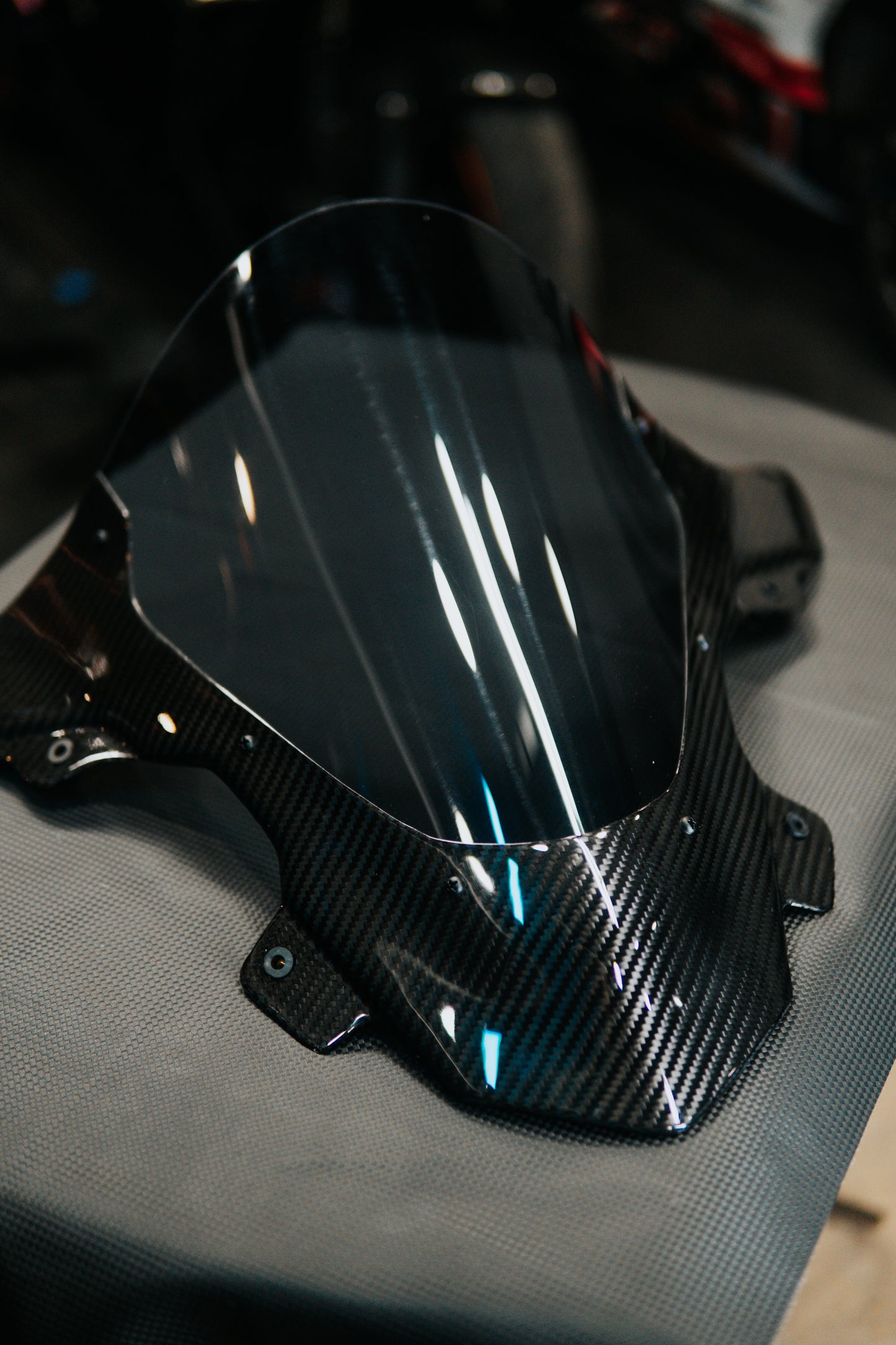 Carbon Fiber Windshield Windscreen for 2015-2018 BMW S1000rr K46