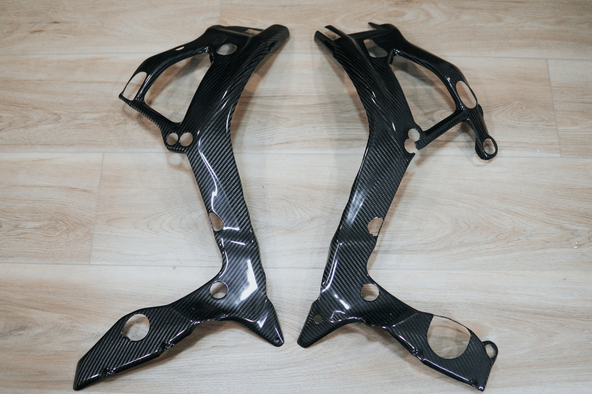 Carbon Fiber Frame Covers for 2020-2026 S1000RR / M1000RR / M1000R