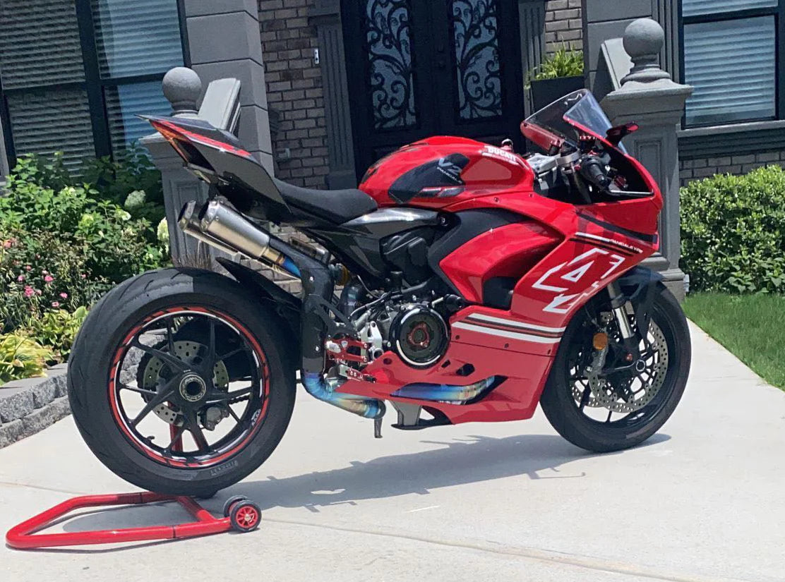 2019 - 2023 Ducati Panigale/ Streetfighter V2 955 Full Titanium Exhaust  - High Mount