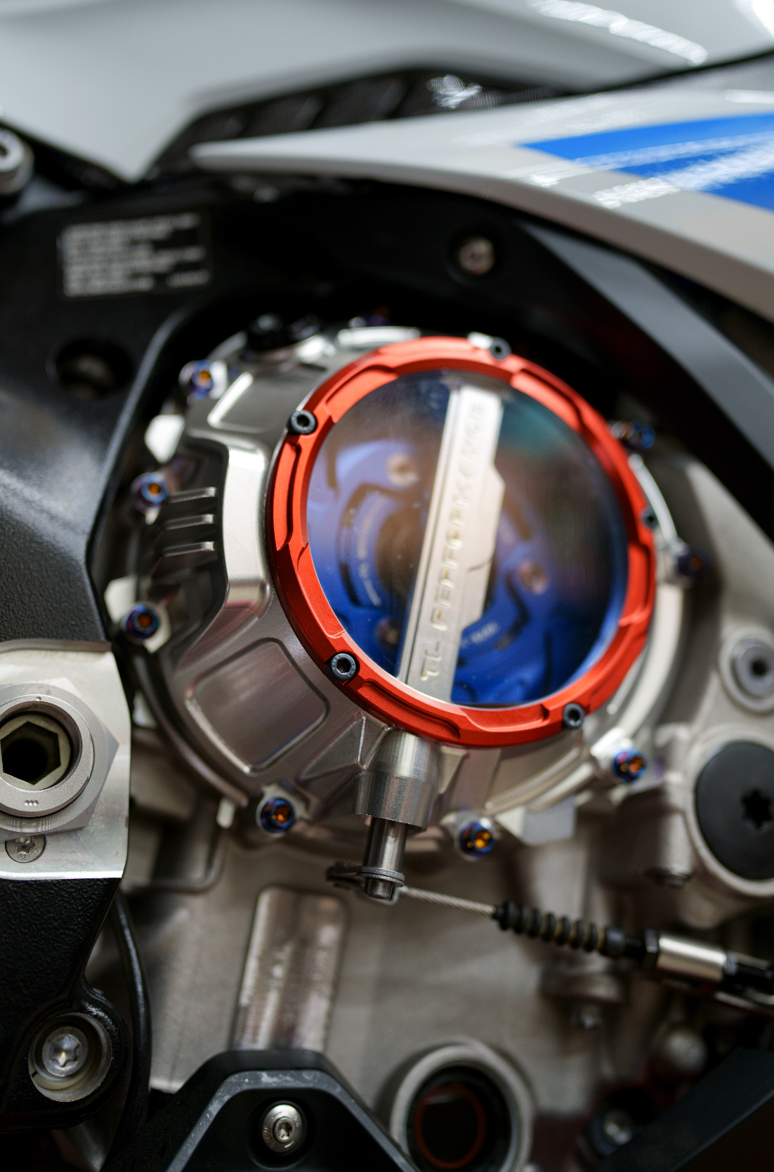 Bmw s1000rr clear clutch cover on sale