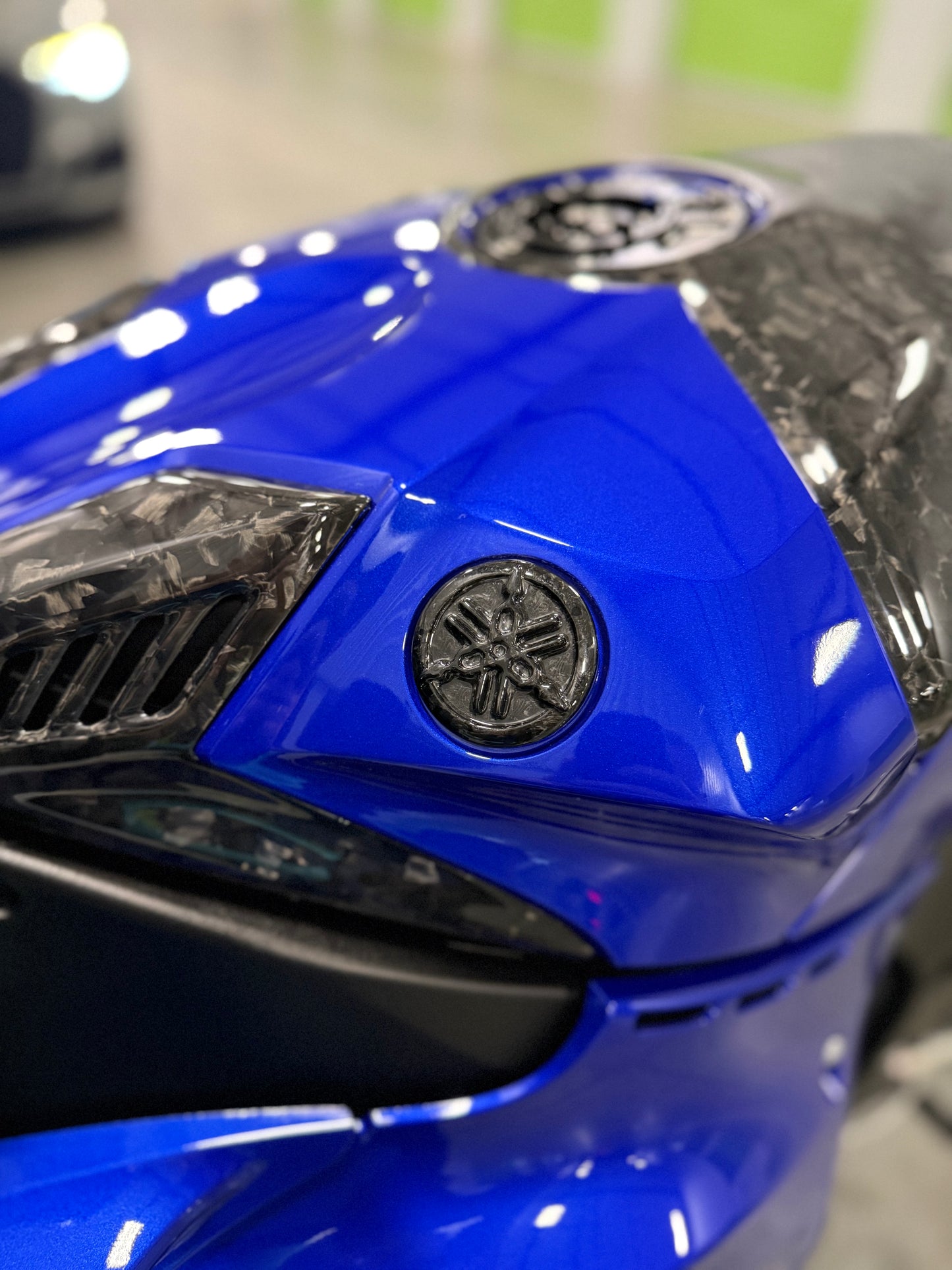 Carbon Fiber YAMAHA Emblems Logo for R1, R6, MT-09, MT-07