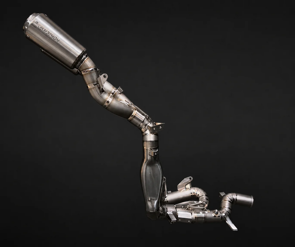 2025 - 2026 Ducati Panigale/ Streetfighter V4 / V4S High Mount Titanium Slip-on Exhaust
