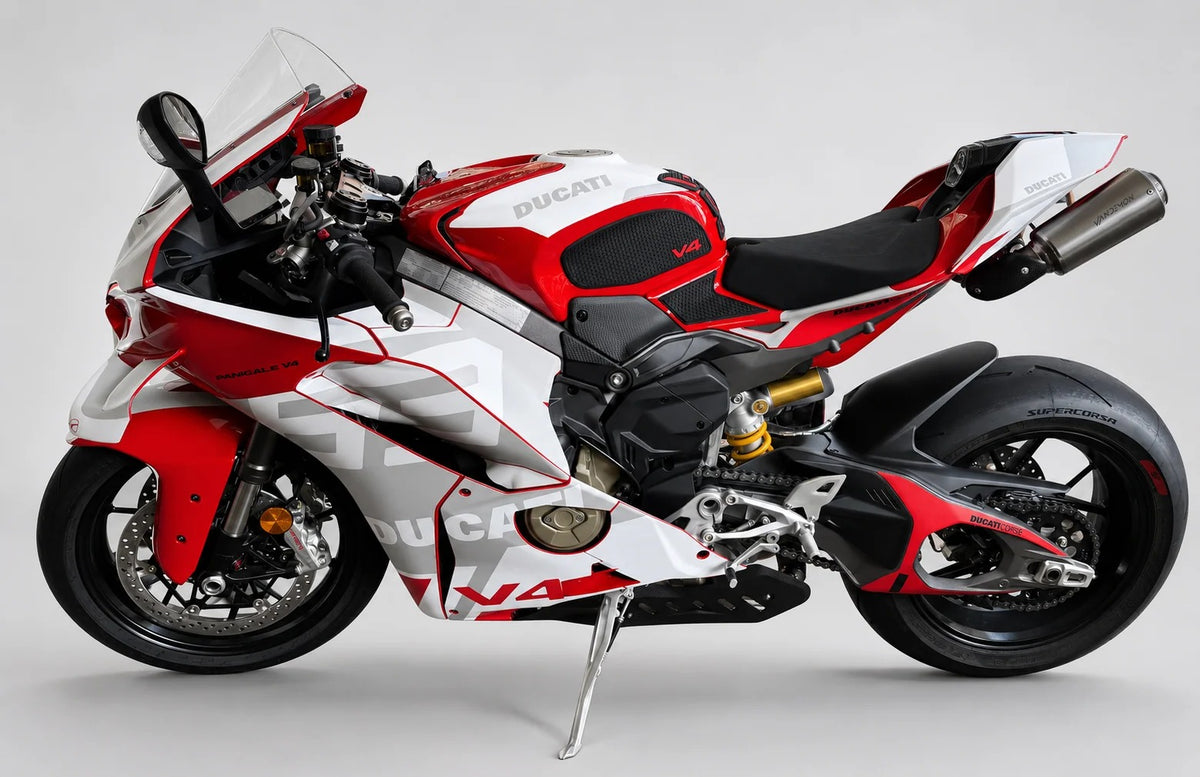 2025 - 2026 Ducati Panigale/ Streetfighter V4 / V4S High Mount Titanium Slip-on Exhaust