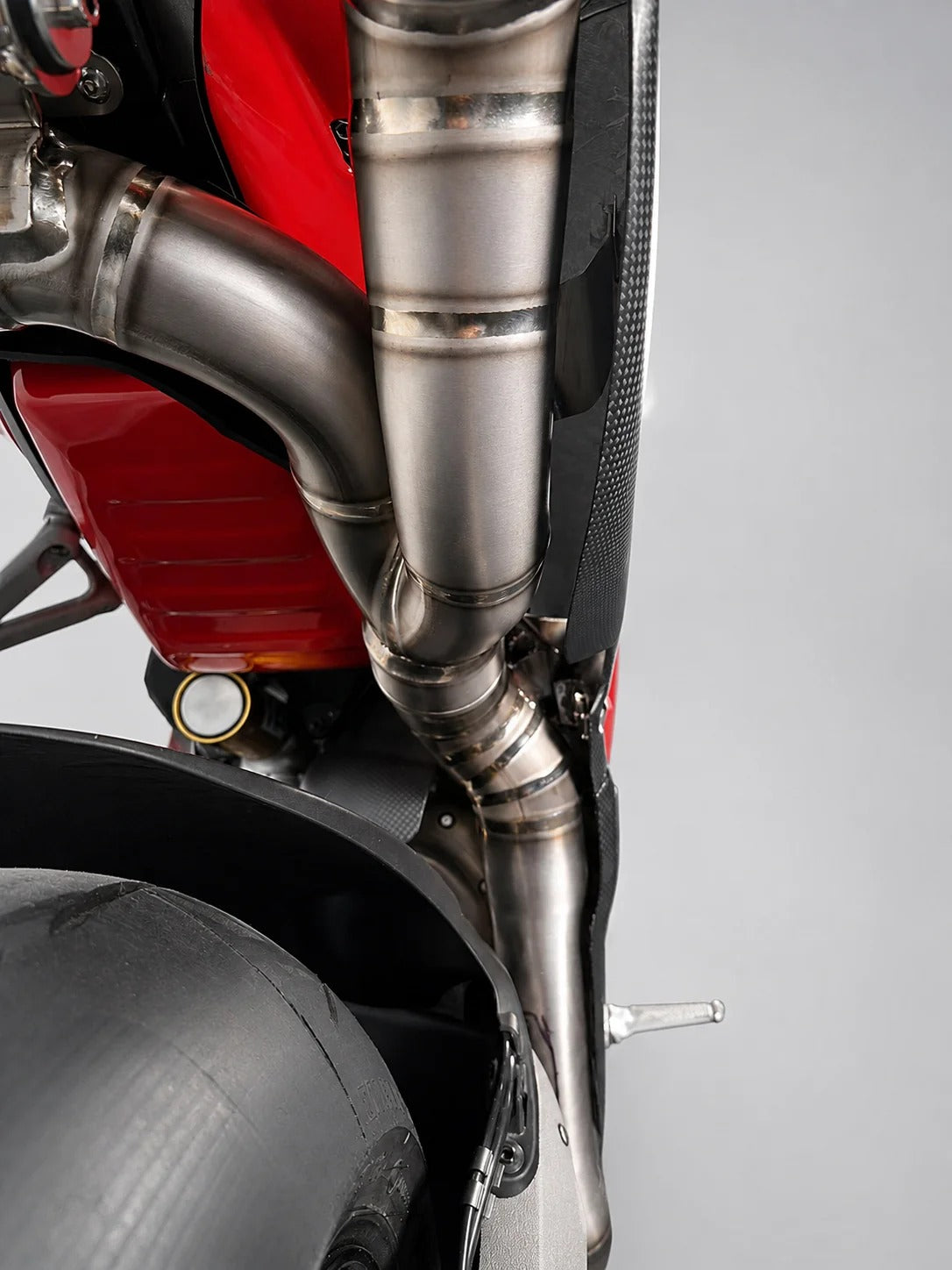 2025 - 2026 Ducati Panigale/ Streetfighter V4 / V4S High Mount Titanium Slip-on Exhaust
