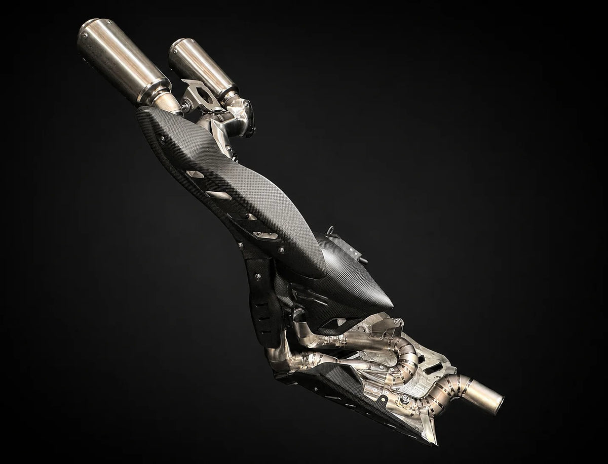 2025 - 2026 Ducati Panigale/ Streetfighter V4 / V4S High Mount Titanium Slip-on Exhaust