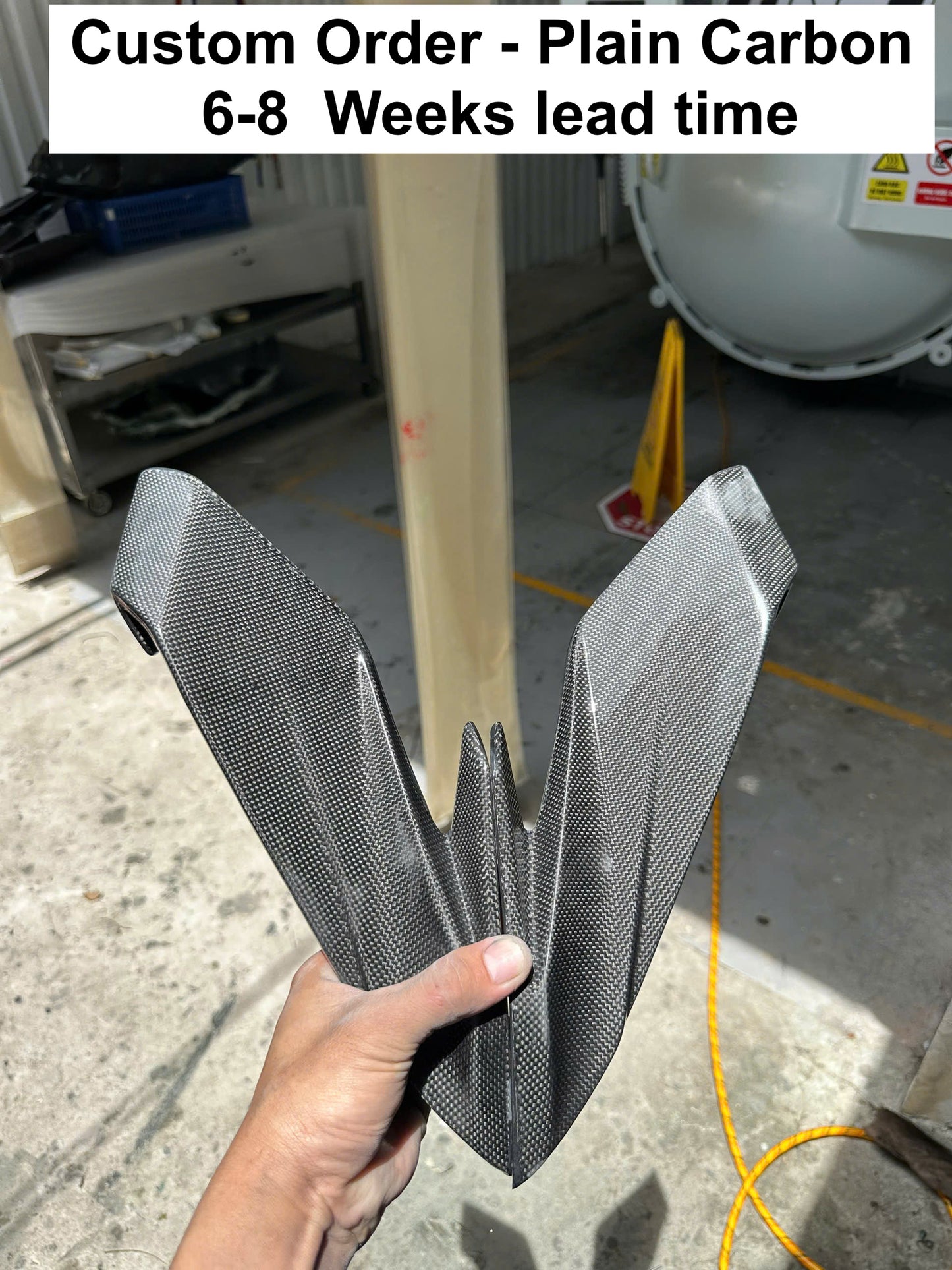 Dry Carbon Fiber Winglets for 2017-2025 YAMAHA R6