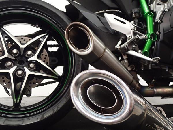 2015 - 2024 Kawasaki Ninja H2 & H2R Vandemon Brushed Titanium Exhaust