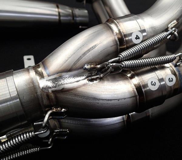 2015 - 2024 Kawasaki Ninja H2 & H2R Vandemon Brushed Titanium Exhaust