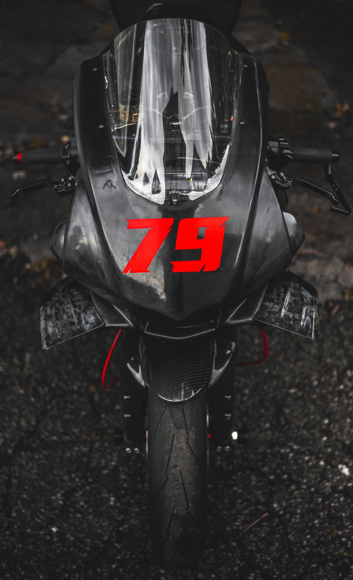 Dry Carbon Fiber Winglets for 2015-2019 YAMAHA R1 RN32